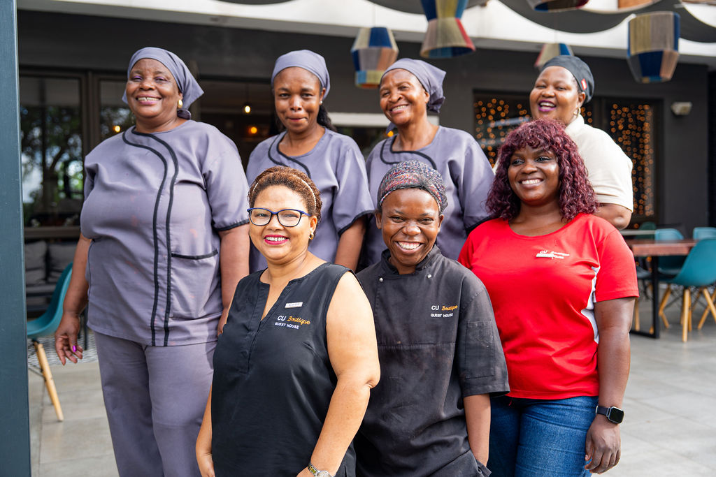 CU Guesthouse team members providing excellent service